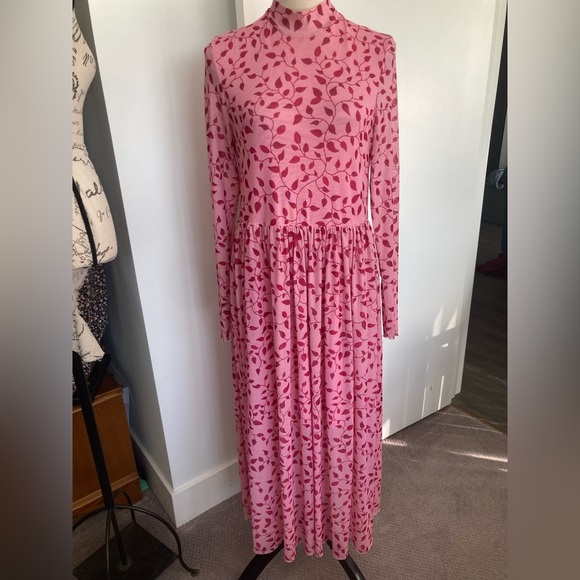 NA•KD mesh maxi dress - Picture 7 of 9